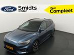 Ford FOCUS Wagon 1.5 182PK EcoBoost ST Line Business | Panor, 65 €/maand, Blauw, Leder en Stof, Origineel Nederlands