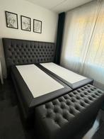 Luxe 2-persoonsbed boxspring met opbergbank, 180x200 cm, Huis en Inrichting, Ophalen, Gebruikt, Tweepersoons, 180 cm