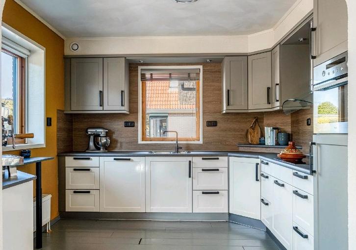 Keuken te koop, Huis en Inrichting, Keuken | Complete keukens, Gebruikt, Hoekkeuken, Ophalen
