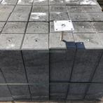 Betonpoer antraciet 15 x 15 x 58 cm met stelanker, Nieuw, Ophalen