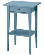 Ikea Hemnes Nachtkastje Blauw - Zeldzaam! 2x, Ophalen, Zo goed als nieuw, 45 tot 65 cm, 70 cm of meer