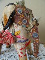 Beeld olifant India vintage Rajasthani olifant India 23cm, Antiek en Kunst, Ophalen of Verzenden
