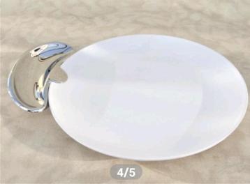 visgraadschaaltjes 8 stuks, chroom, nieuw beschikbaar voor biedingen