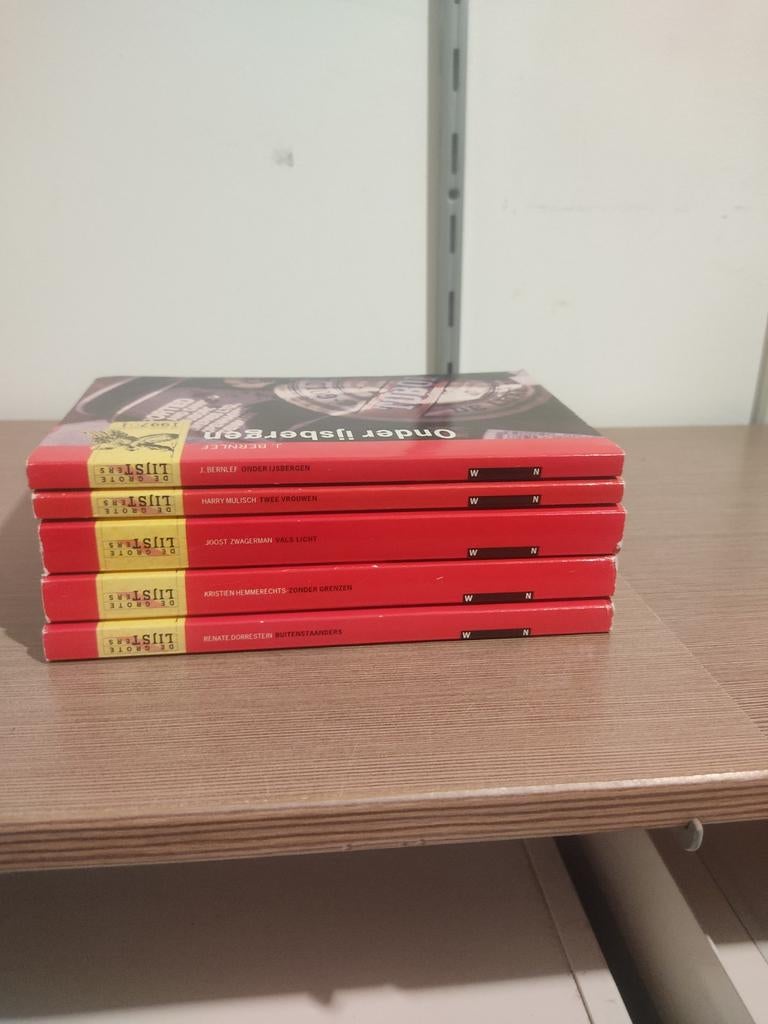 5 boeken van de grote LIJSTers, Boeken, Ophalen of Verzenden, Gelezen, Diverse auteurs, Nederland