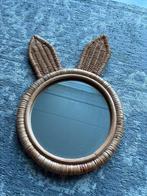 Rotan Konijn Spiegel Kidooz, Huis en Inrichting, Woonaccessoires | Spiegels, Minder dan 50 cm, Rond, Nieuw, Ophalen of Verzenden