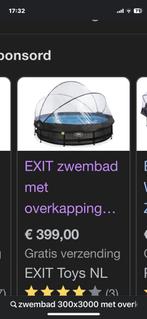 Exit zwembad compleet, Tuin en Terras, Ophalen, Zo goed als nieuw