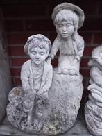 Te koop beelden jongen en meisje, Tuin en Terras, Ophalen of Verzenden, Gebruikt