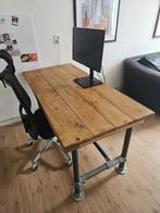 Steigerhout Bureau (industrieel), Huis en Inrichting, Bureaus, Ophalen, Gebruikt, Bureau