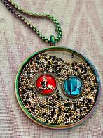 *Uniek!* Ketting+lockethanger+ floaters Banksy…, Overige kleuren, Nieuw, Ophalen of Verzenden, Overige materialen