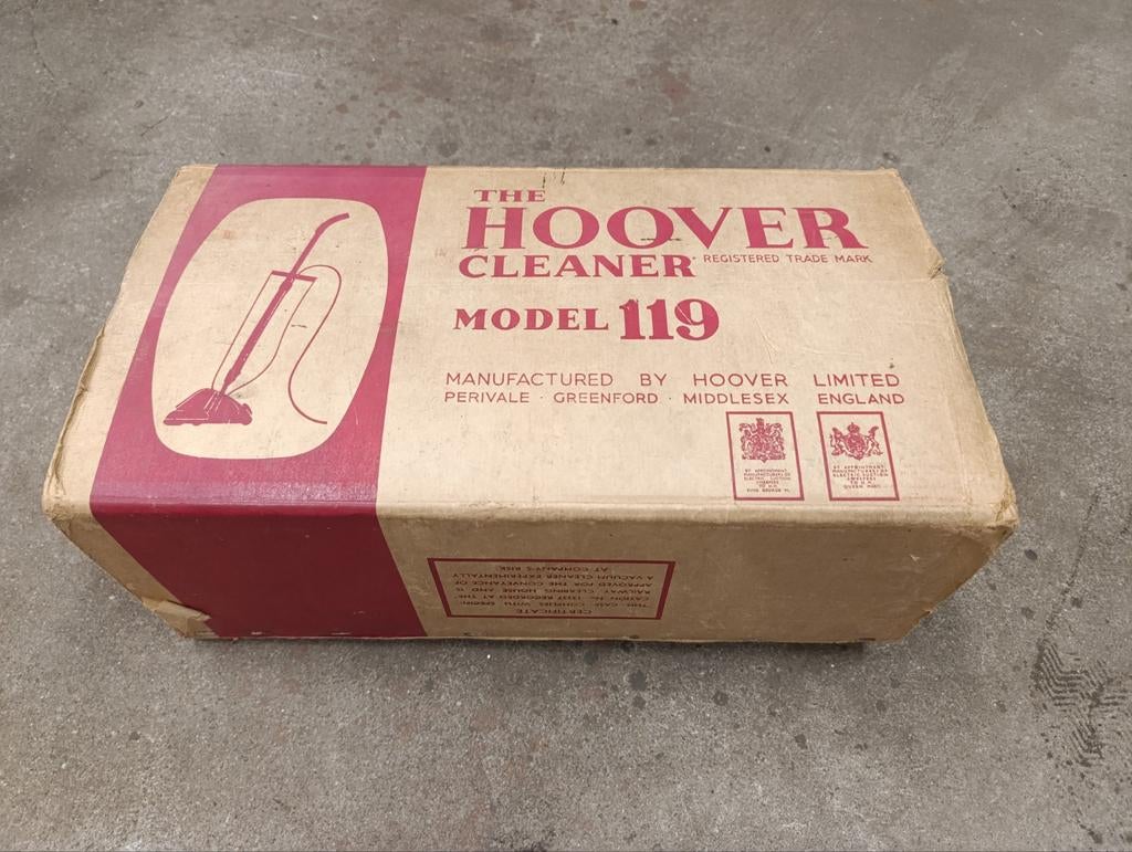 Vintage Hoover Stofzuiger Doos - Voor de Verzamelaar!, Audio, Tv en Foto, Diaprojectors, Gebruikt, Ophalen of Verzenden