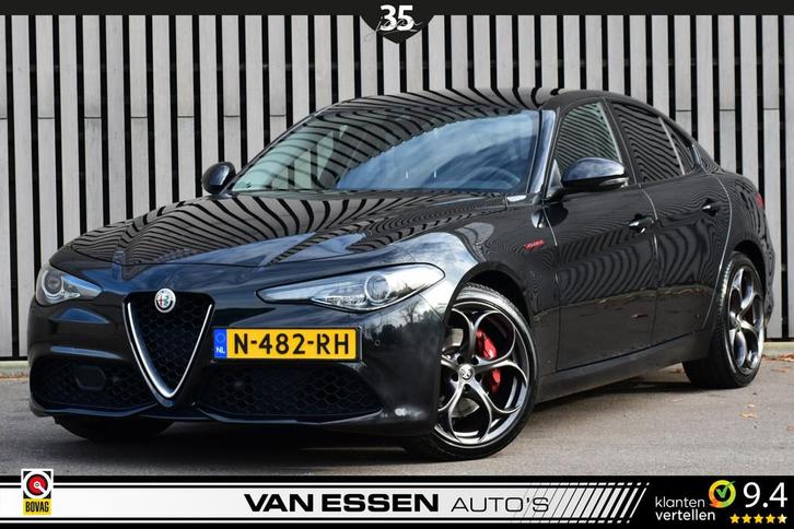 Alfa Romeo Giulia 2.0 T AWD VELOCE Navigatie Camera Leder Me, Auto's, Alfa Romeo, Bedrijf, Te koop, Giulia, 4x4, ABS, Achteruitrijcamera