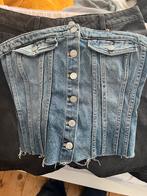 denim top, Kleding | Dames, Blauw, Zara, Ophalen of Verzenden, Zo goed als nieuw