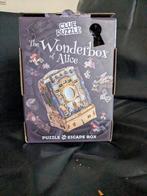 Cluebox Wonderbox Alice in Wonderland Puzzel, Ophalen of Verzenden, Zo goed als nieuw, Overige typen