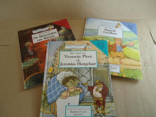 3x De wereld van Pieter Konijn en zijn vrienden B. Potter, Boeken, Kinderboeken | Jeugd | onder 10 jaar, Zo goed als nieuw, Fictie algemeen