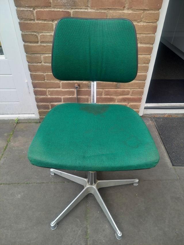 * Vintage industriële bureaustoel STÅL & STIL NORWAY *, Huis en Inrichting, Bureaustoelen, Gebruikt, Bureaustoel, Groen, Ophalen of Verzenden