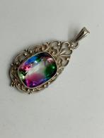 Z761 Prachtige zilveren hanger mystic topaas, Ophalen of Verzenden, Zilver, Hanger