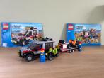 lego city landrover auto met aanhanger en crossmotoren, Ophalen of Verzenden, Zo goed als nieuw, Complete set, Lego