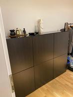 3 IKEA BESTÅ Cabinets + Glass Top – Good Condition, Ophalen, 100 tot 150 cm, 150 tot 200 cm, Zo goed als nieuw
