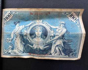Duitse Reichsbanknote van 100 Mark beschikbaar voor biedingen