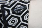 Jurk zwart/ offwhite Caroline Biss mt 36 Vaste prijs, Kleding | Dames, Zwart, Ophalen of Verzenden, Zo goed als nieuw, Knielengte