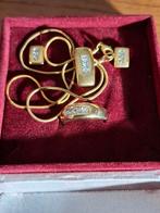 Vintage bijoux setje., Sieraden, Tassen en Uiterlijk, Antieke sieraden, Ophalen of Verzenden, Overige materialen, Overige typen
