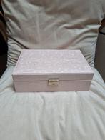 Roze Sieradendoos met Spiegel, Huis en Inrichting, Overige materialen, Minder dan 50 cm, Minder dan 50 cm, Ophalen of Verzenden