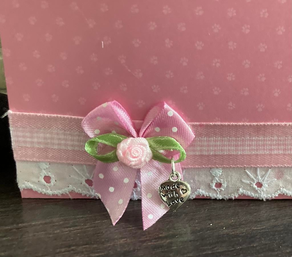 Bedels: hartje handmade with love NIEUW!, Ophalen of Verzenden, Nieuw, Overige thema's, Overige typen