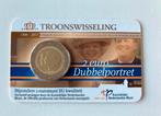 Coincard Troonswisseling 2013 dubbelportret 2 euro, Verzenden, Koningin Beatrix, Euro's