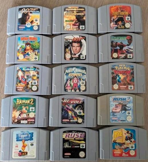 N64 game collectie 20€ per stuk, Spelcomputers en Games, Games | Nintendo 64, Gebruikt, Racen en Vliegen, 1 speler, Vanaf 3 jaar