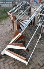 IJzeren Art Deco, stijlvolle wenteltrap, spiraaltrap, Ophalen of Verzenden, Gebruikt