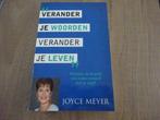 JOYCE MEYER - VERANDER JE WOORDEN, VERANDER JE LEVEN, Ophalen of Verzenden, Gelezen, Christendom | Protestants