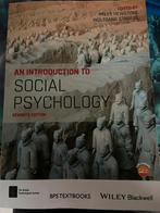 An introduction to social psychology, Boeken, Schoolboeken, Overige niveaus, Ophalen of Verzenden, Geschiedenis, Zo goed als nieuw