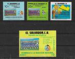 El Salvador Michel 1386-1389 postfris WK VOETBAL 1982, Postzegels en Munten, Ophalen of Verzenden, Midden-Amerika, Postfris