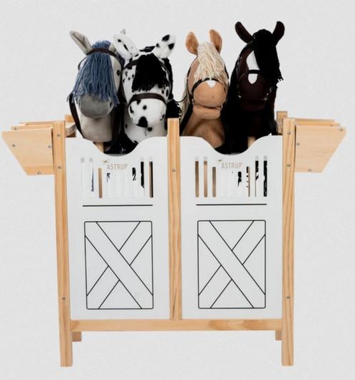 Stokpaardenstal voor 4 Stokpaarden - Veilig & Stijlvol | byA, Kinderen en Baby's, Speelgoed | Knuffels en Pluche, Nieuw, Overige typen
