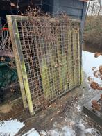 2 schuttingen met gaas GRATIS, Ophalen, 1 tot 2 meter, Minder dan 3 meter, Zo goed als nieuw