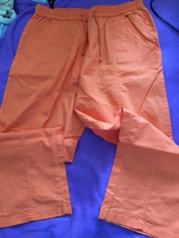 oranje zomerbroek mt m beschikbaar voor biedingen