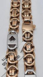 gouden platte koningsketting 18kt, Www.bredajuwelier.nl, Nieuw, Ophalen of Verzenden, Www.bredajuwelier.nl