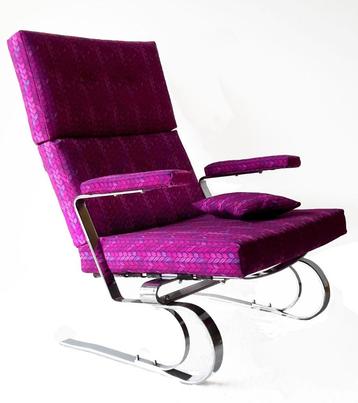 Mid century loungefauteuil 1960s, Scandinavisch ontwerp beschikbaar voor biedingen