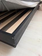 Laag Bed zwart 180 x 200 x 20 (evt. Incl matras), Zwart, Tweepersoons, Ophalen of Verzenden, 180 cm