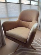 Dutchbone Fauteuil Robusto goud / caramel, Huis en Inrichting, Minder dan 75 cm, Ophalen of Verzenden, Zo goed als nieuw, Metaal