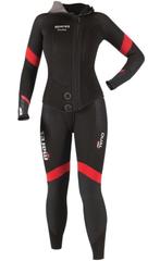 Mares Dual 2 delig dames duikpak mt 38 (M), Ophalen of Verzenden, Zo goed als nieuw, Duikpak