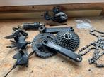 Altus schakelgroep 2x9, Mountainbike, Gebruikt, Ophalen of Verzenden, Derailleur of Ketting