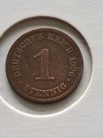 1 pfennig Duitsland 1896a, Duitsland, Ophalen of Verzenden