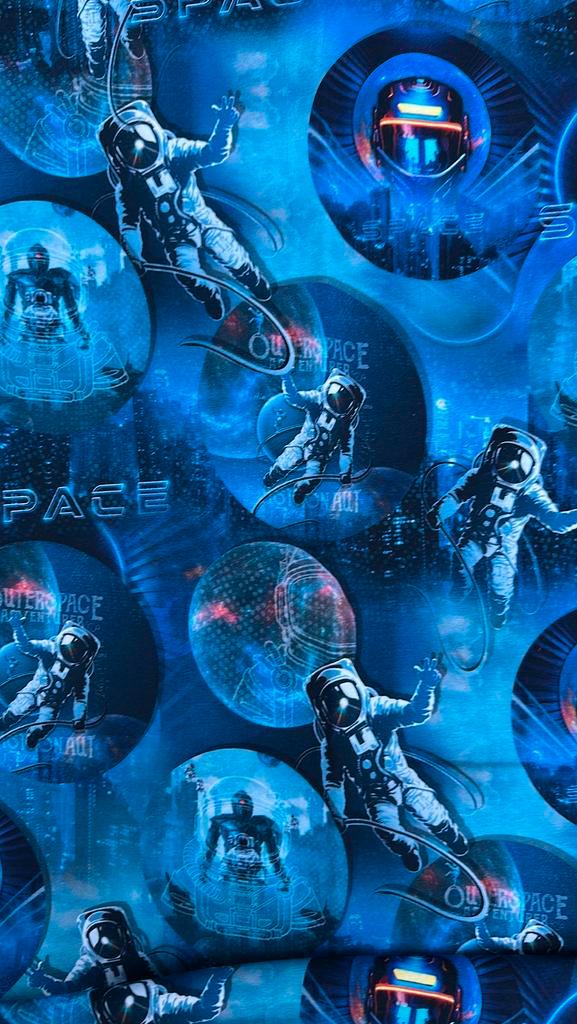 Space tricot, Hobby en Vrije tijd, Stoffen en Lappen, Nieuw, Katoen, 120 cm of meer, 30 tot 200 cm, Ophalen of Verzenden