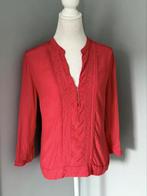 Mooie koraalrood blouse van massimo dutti maat m, Ophalen of Verzenden, Zo goed als nieuw, Maat 38/40 (M)