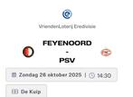 Feyenoord-Psv, Tickets en Kaartjes, Twee personen