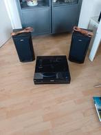 Dual stereo set. Inclusief boxen, Cd-speler, MP3-aansluiting, Zo goed als nieuw, Ophalen
