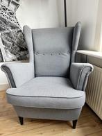 Ikea fauteuil grijs, Ophalen, Hout, Stijl uit de jaren vijftig, 75 tot 100 cm