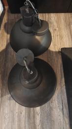 2 Hanglampen, Huis en Inrichting, Lampen | Hanglampen, Ophalen, 50 tot 75 cm, Zo goed als nieuw, Metaal