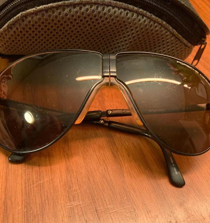 Origineel porsche design inklapbaar zonnebril met etui, Sieraden, Tassen en Uiterlijk, Zonnebrillen en Brillen | Heren, Zo goed als nieuw